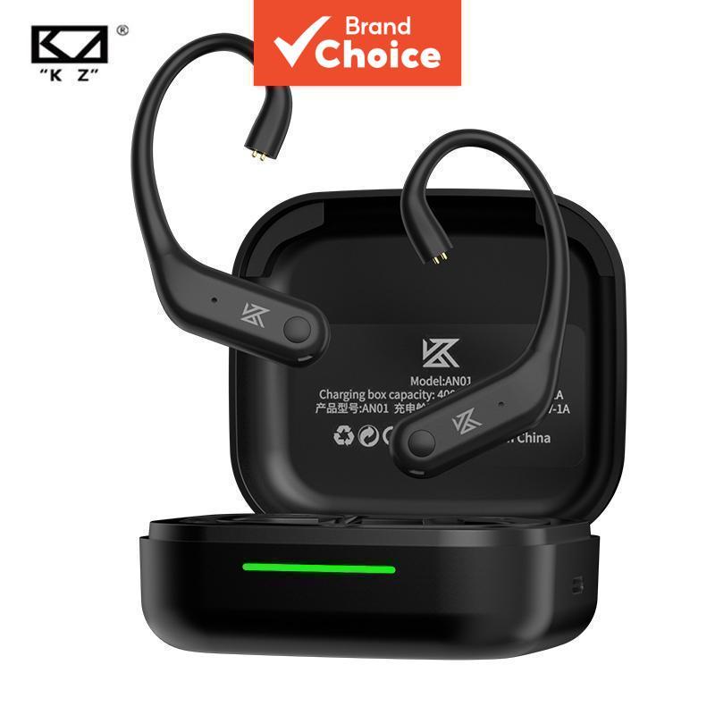  KZ AN01 Fones de Ouvido Earbuds Sem Fio Upgrade Ear Hook Cable ANC Cancelamento de Ruído Alta Qualidade Baixa Latência