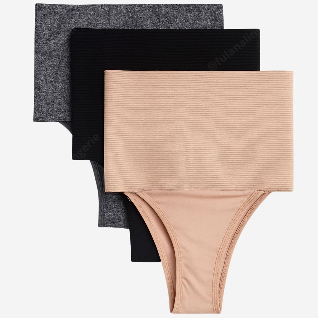 Kit 3 Cinta Modeladora Plus Size Calcinha Pós Parto Alta Compressão - Cinta18