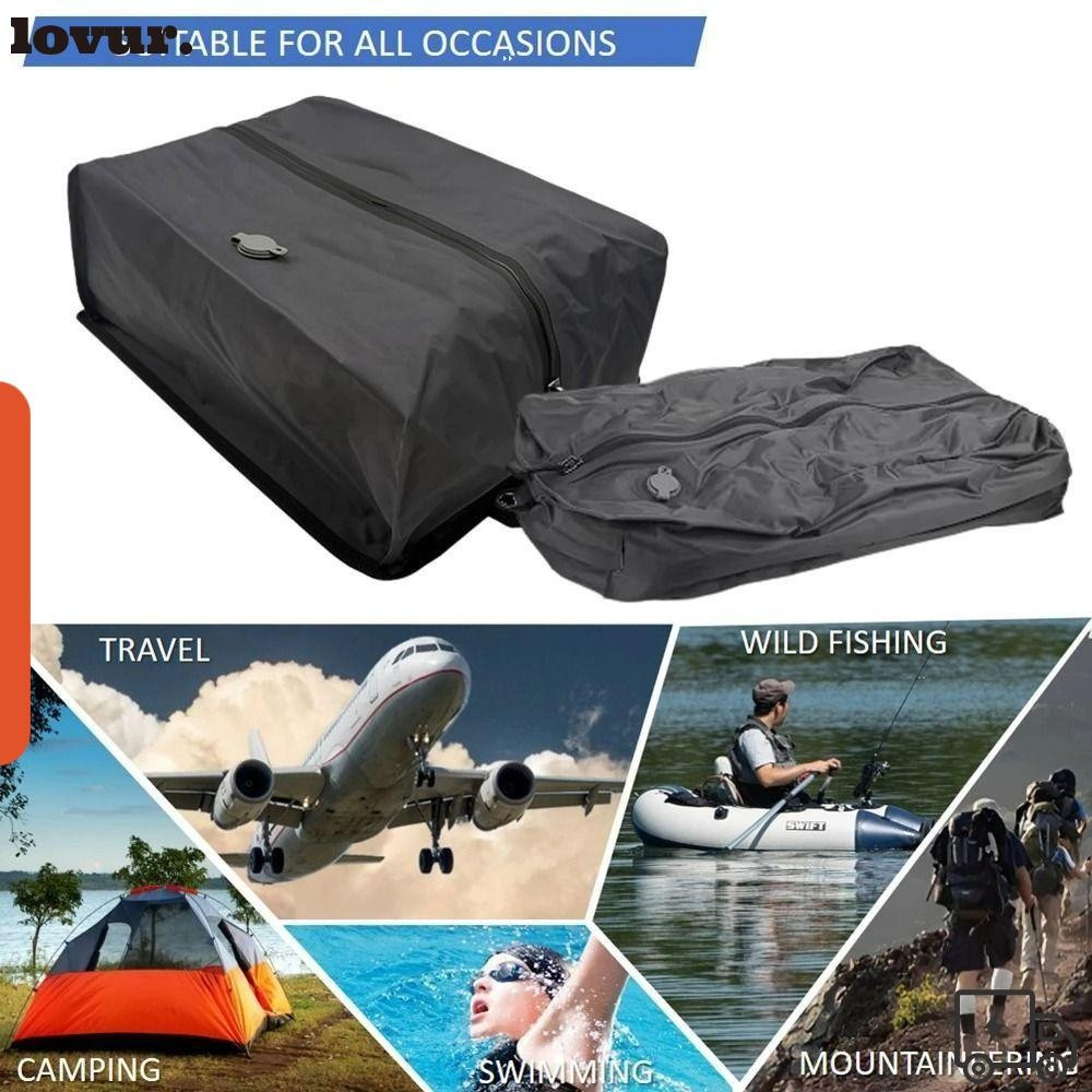 Sacos De Vácuo LOVUR Para Viagens , Saco De Compressão A Dobrável À Prova D'água De Viagem Reutilizável