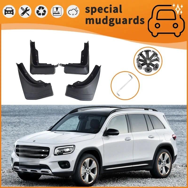 Para 19-20 Mercedes Benz GLB Modelos-Lamas Fender Mudflaps Dianteiro Traseiro Flares Respingo Guardas Capa Acessórios Do