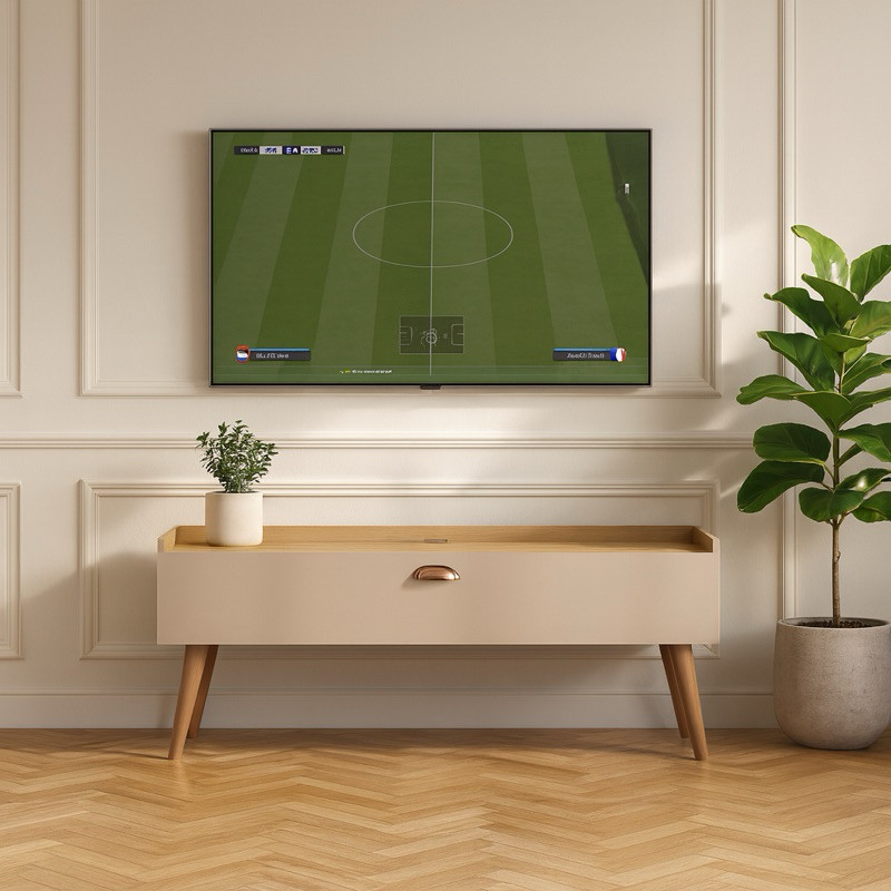 Rack Bancada Classic New com Pés para Tv até 32 Polegadas Sala Quarto Cinema Area Gourmet em Oferta na Shopee