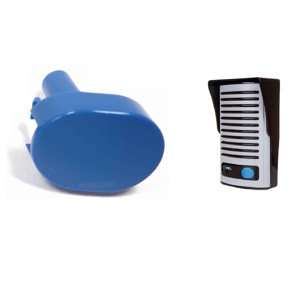 Botão Azul com Mola para Porteiro Eletrônico F8-NTL HDL 