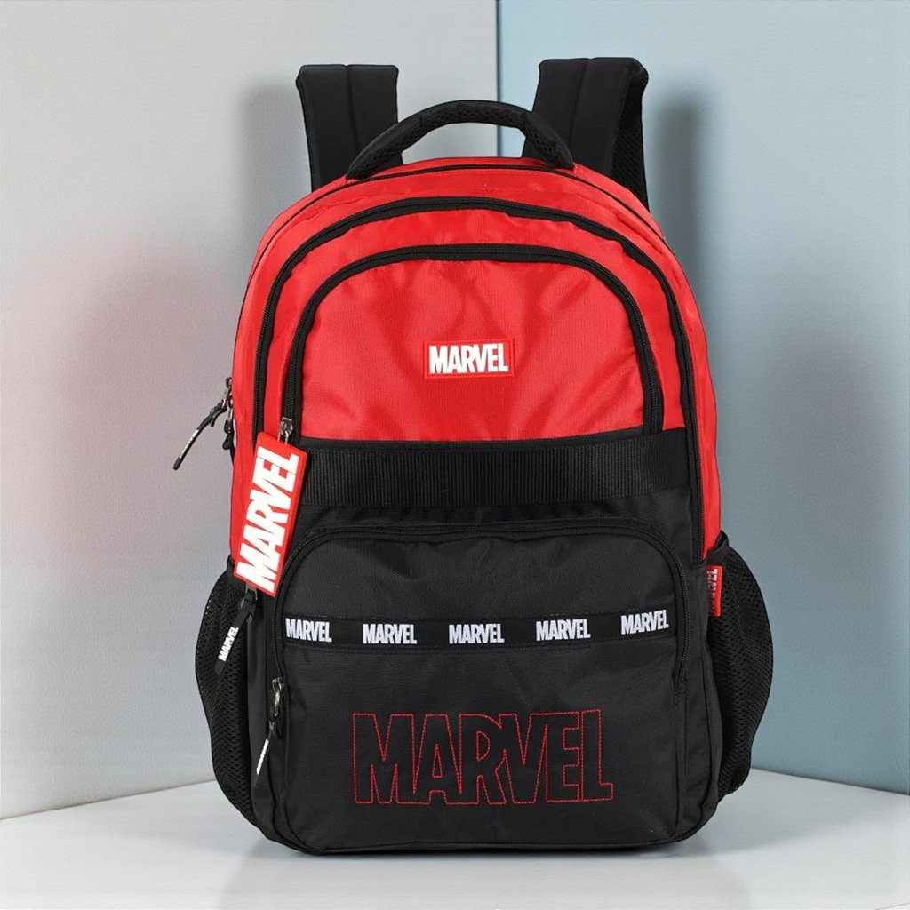 Mochila Escolar - Marvel - Vermelha - Disney Original - 1 unidade - Rizzo em Oferta na Shopee