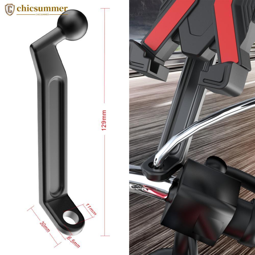 CHICSUMMER Motocicleta Espelhos Retrovisores Extensor Adaptador Titular Riser Base Suporte Para Telefone Navegação GPS D