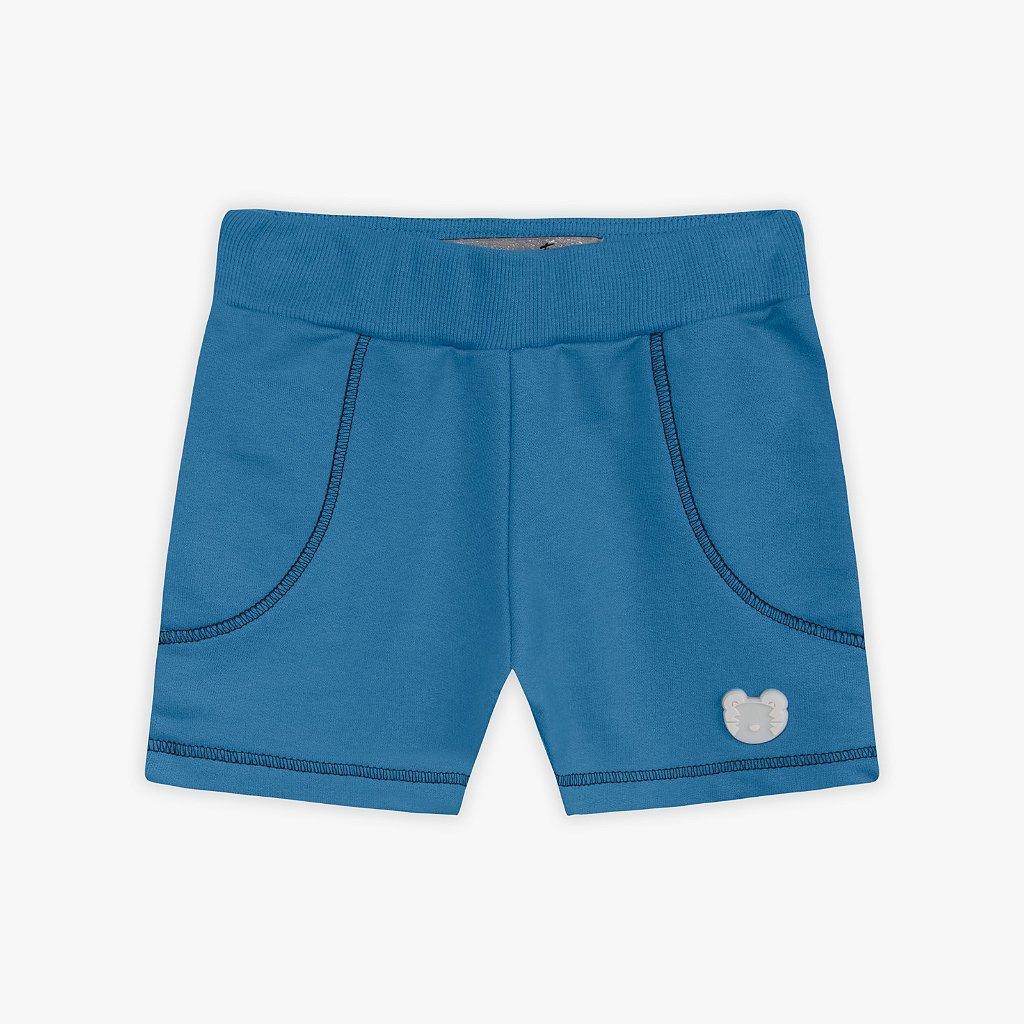 Bermuda Moletom Tigor T Tigre Marisol Azul