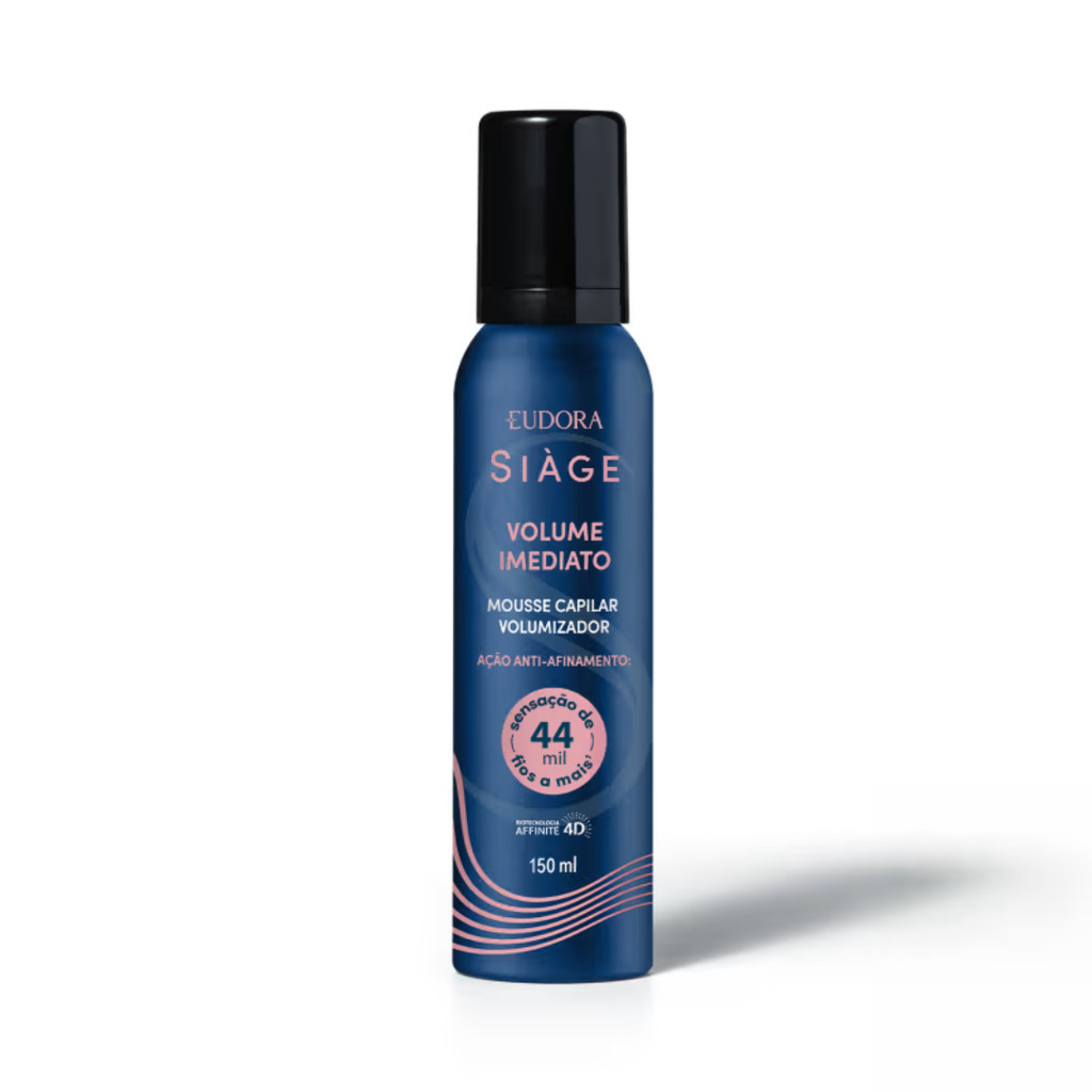 Mousse Capilar Volumizador Eudora Siage Volume Imediato - 150ml