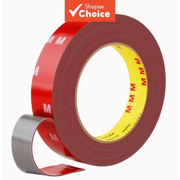Um Rolo De Fita Dupla Face Espessada Forte Sem Costura Para Decoração De Casa Interior Do Carro 2cm/3cm Largura 3m Compr