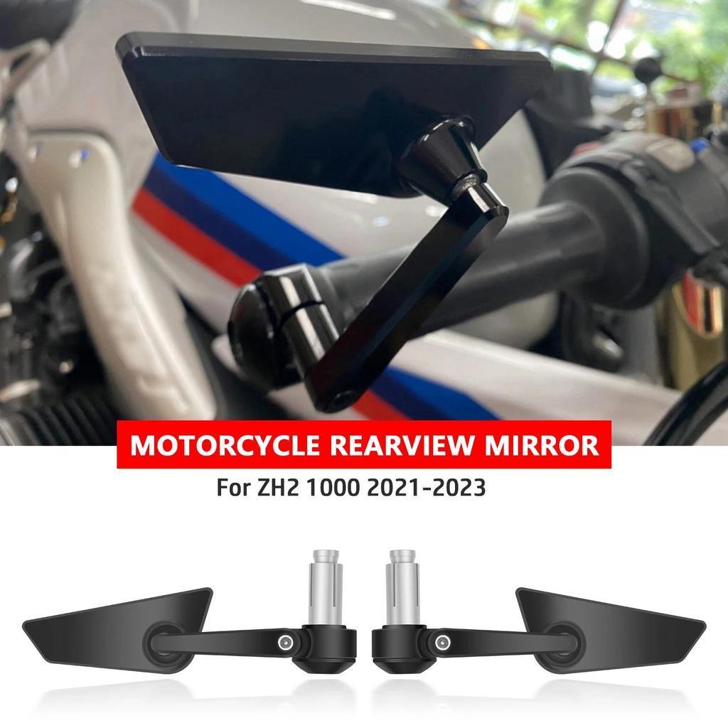 Para ZH2 1000 2021-2023 Z H2 1000 Motocicleta Universal Barra Final Espelho Lidar Com Retrovisor Espelhos Laterais Vista
