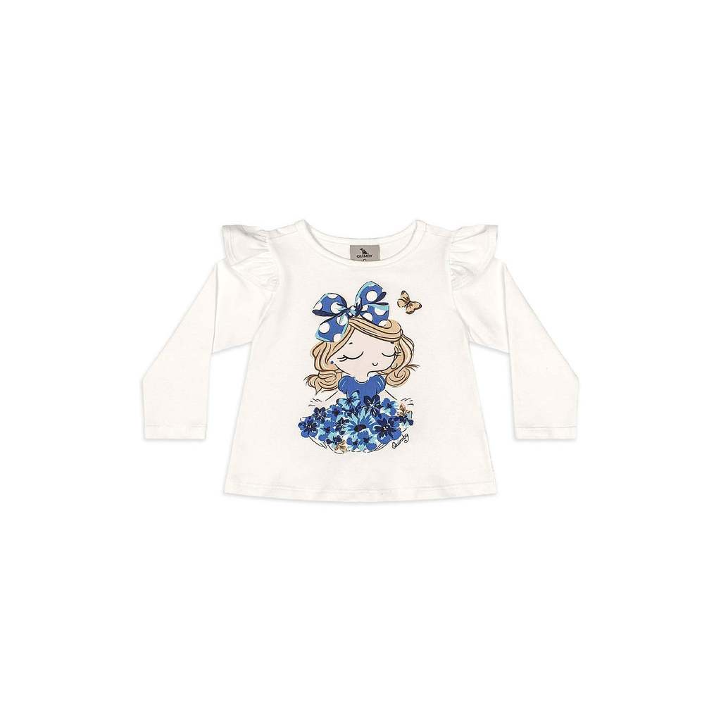 Conjunto Bebê Blusa Legging Floral Quimby · foto 2