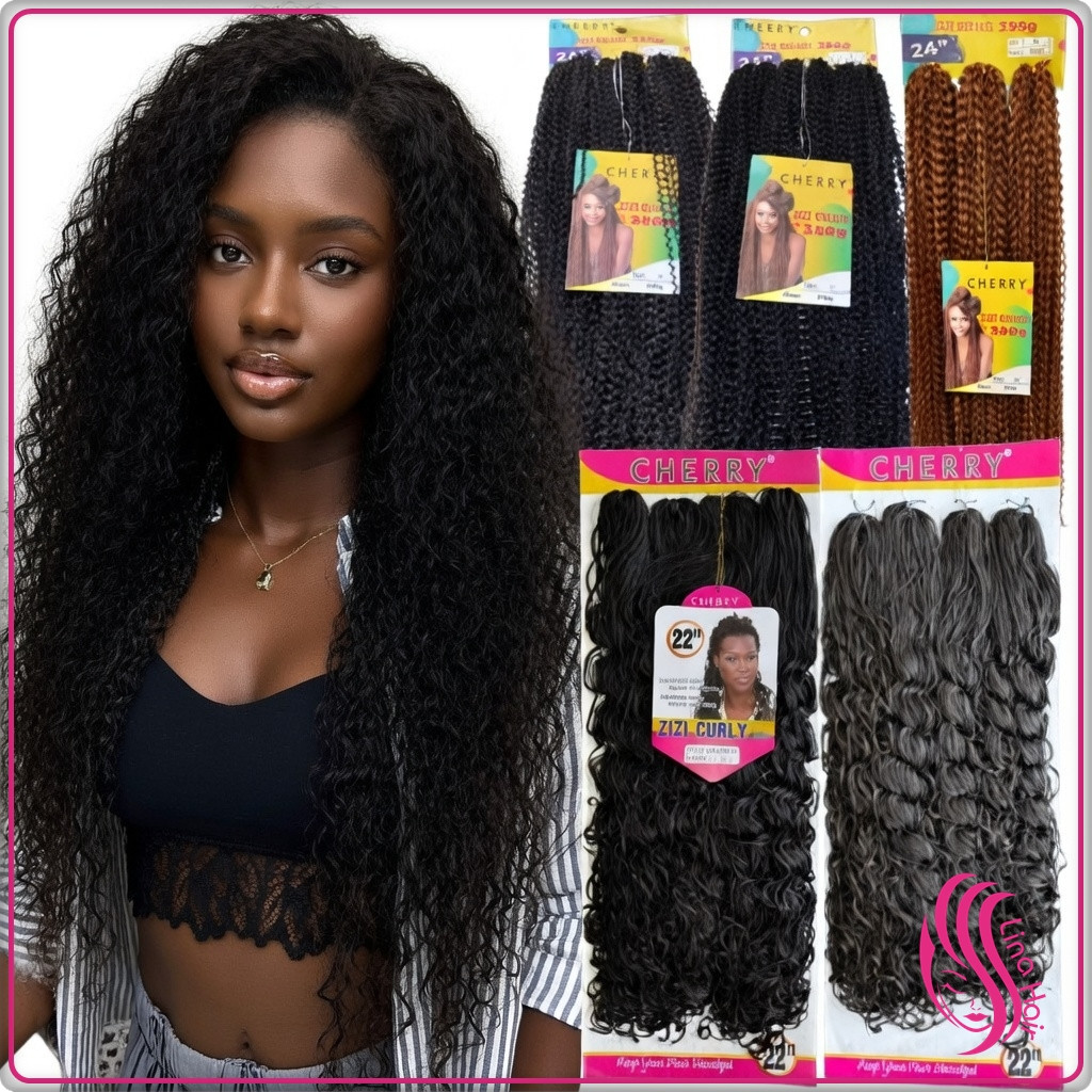 Cabelo Micro Zizi Braid 350g e Zizi Curly 400g - Miojinho Cherey | Pacotão Econômico em Oferta na Shopee
