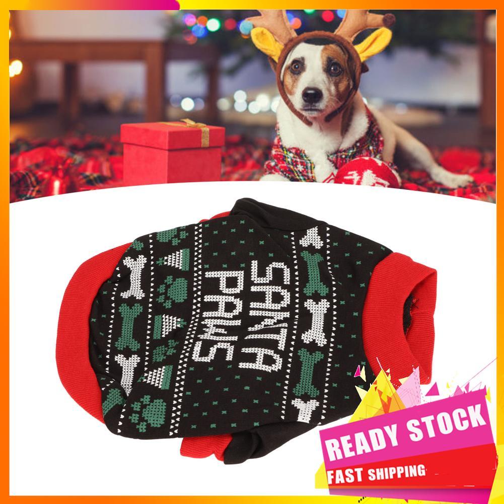 Hbhbhbhbb Camisa Genérica de Natal Animais de Estimação em Poliéster Engenhoso Cães Leves Pequenos (xs)