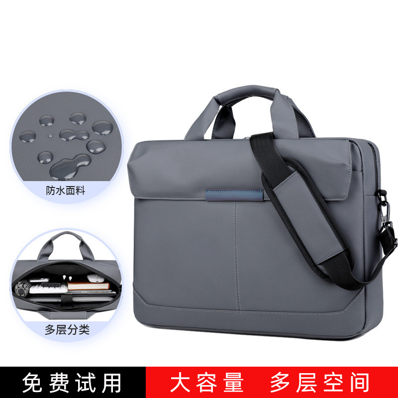 Bolsa para Laptop à prova de choque à prova de choque 52 cm Masculino Business Feminino 14 polegadas 16 Pasta de arquivo