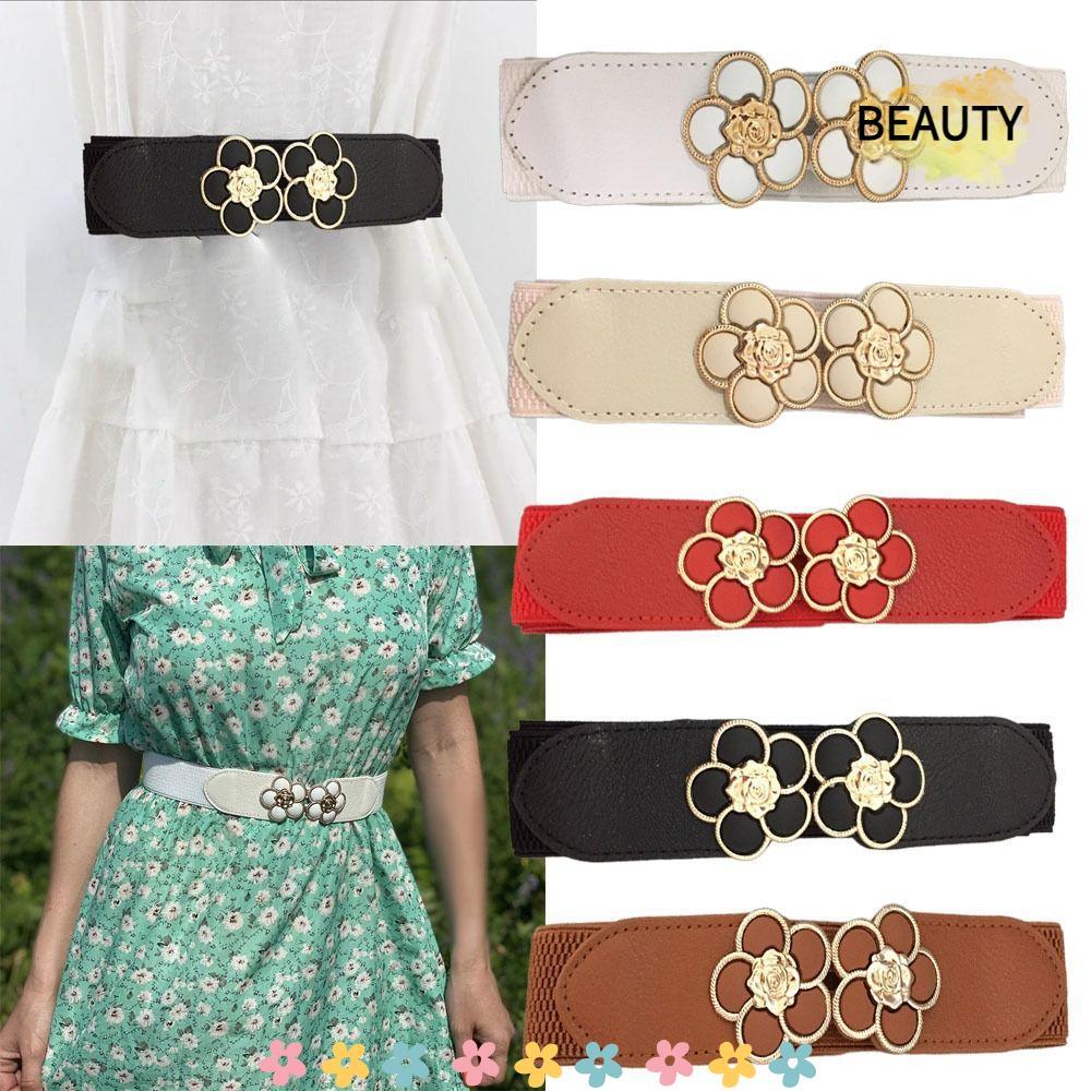 BEAUTYHOMEBR Cintos De Flores Moda Para Lazer Vestido Jeans Acessórios De Cintura Feminino Senhoras
