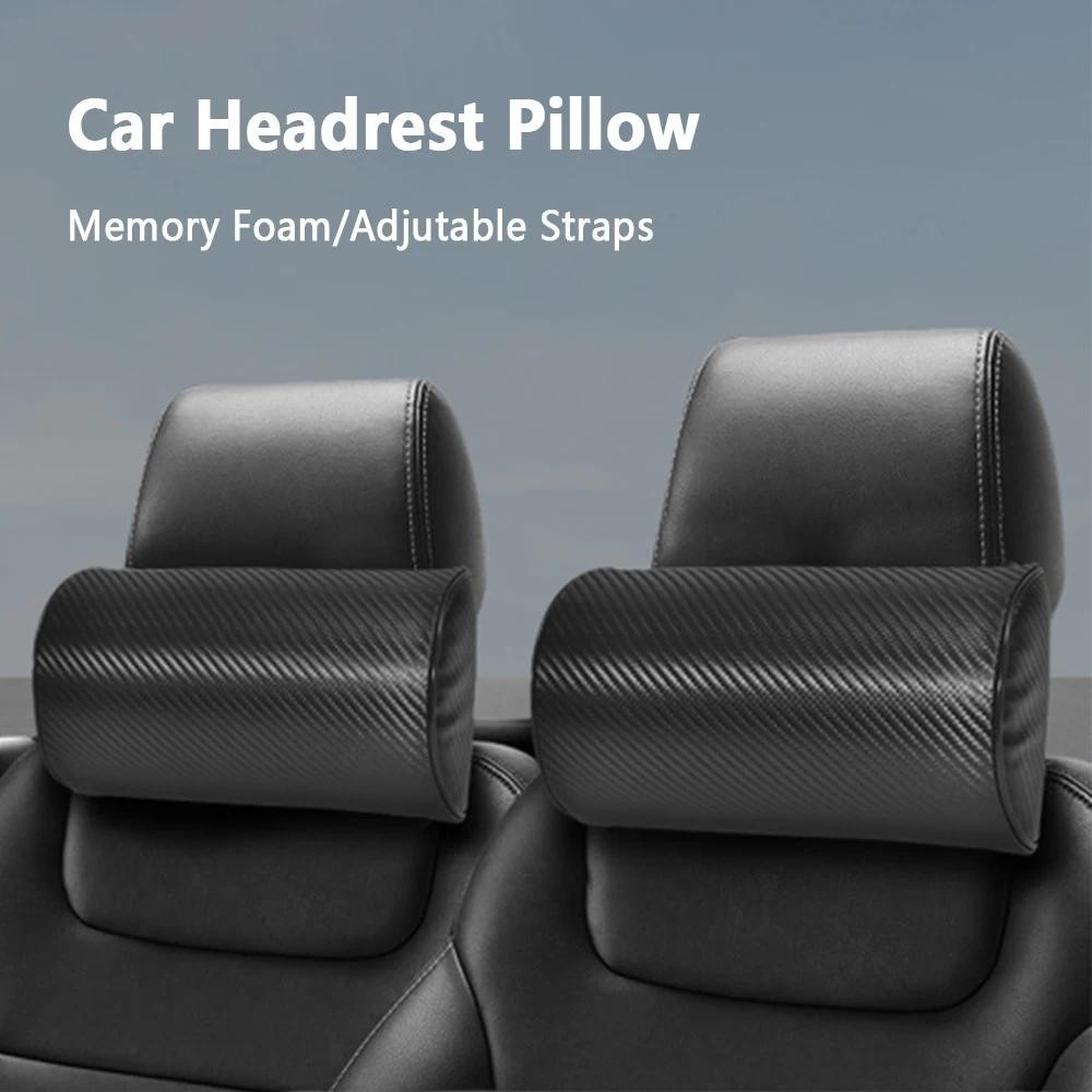 Universal Carro Encosto De Cabeça Pescoço Travesseiro Almofada Espuma Memória Respirável Apoio Resto Protetor Acessórios