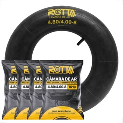 04 Câmaras De Ar Pneu Carretinha Carga 4.00-8 Aro 8 Pol.