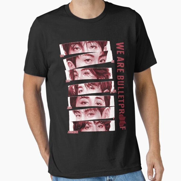 Camiseta Masculina Feminina Oversized Estampa Nomes BTS RM Jin Suga J-Hope Jimin V Jungkook, T-shirt Streetwear Unissex