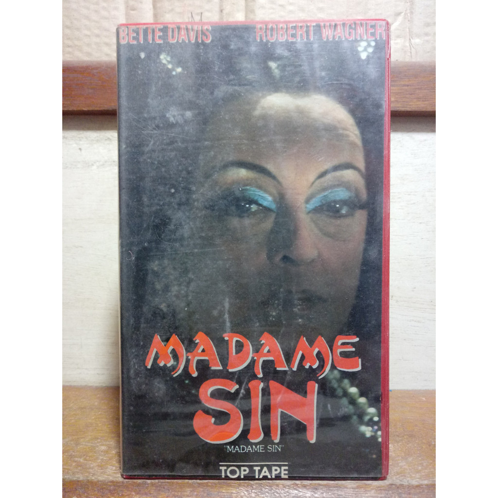 Vhs Madame Sin - Bette Davis - Robert Wagner
