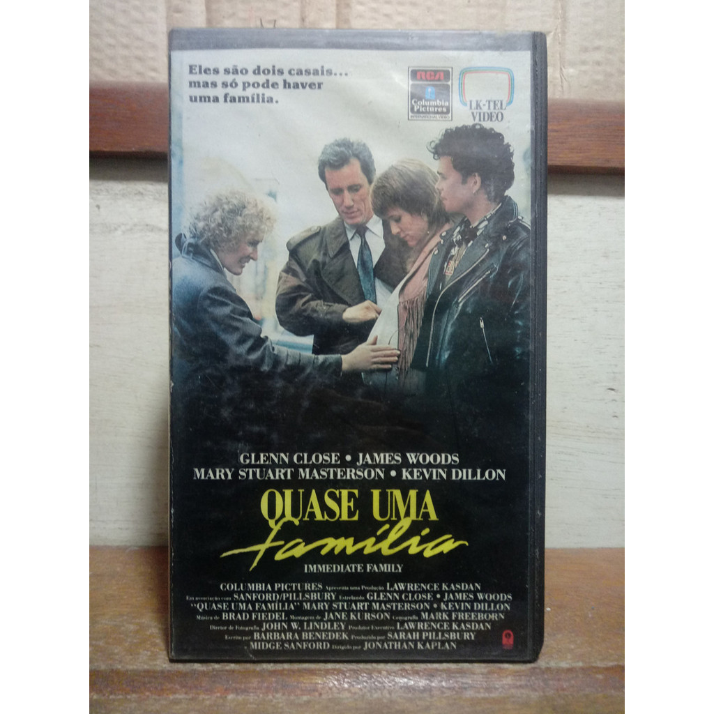 Vhs Quase Uma Família - Glenn Close - James Woods