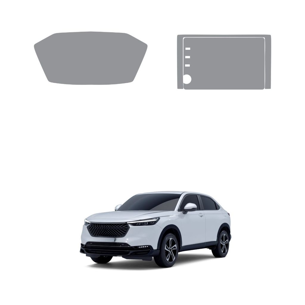 Película PPF Proteção Kit Velocímetro Multimídia Honda HR-V 2026 2027 Transparente TPU Anti Risco