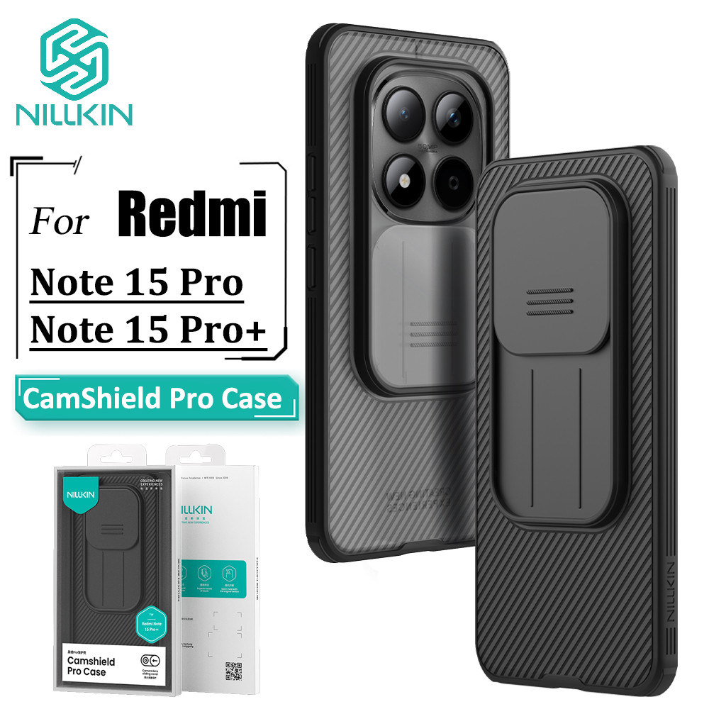 Nillkin Capa De Telefone Para Redmi Note 15 Pro + 5G Dura PC + TPU Câmera Deslizante Traseira Protetora em Oferta na Shopee