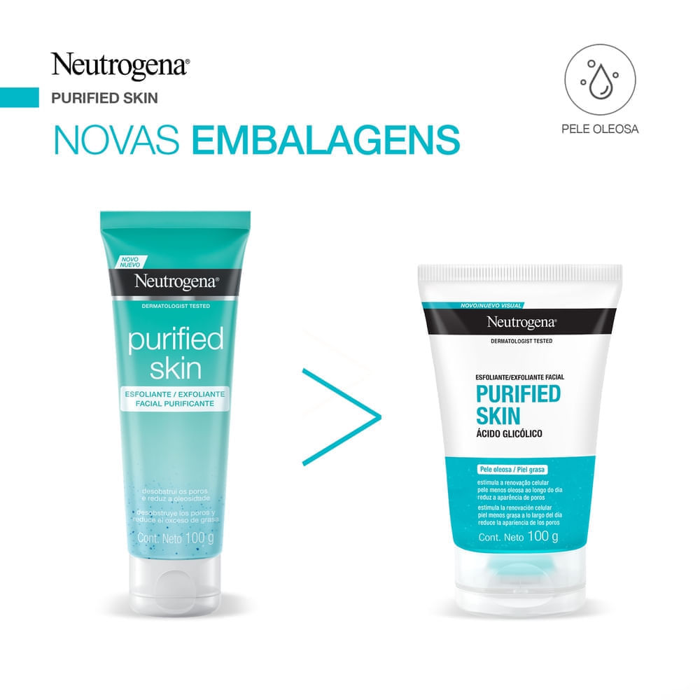Detalhes do Esfoliante Neutrogena Purified Skin 100g