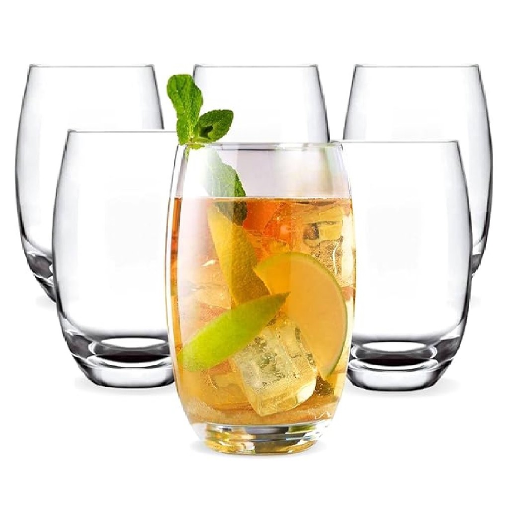 Jogo 6 Copos de Vidro Aruba Glass 475ml Transparente em Oferta na Shopee
