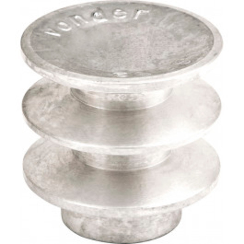 Polia alumínio 60mm 2 canais perfil b - Vonder em Oferta na Shopee