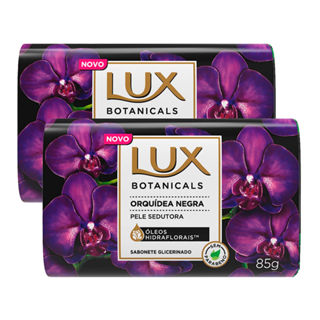 Kit 2 Sabonete em Barra Lux Botanicals Orquídea Negra 85g em Oferta na Shopee