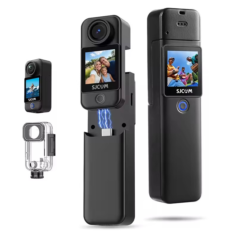 Câmera De Vídeo Sjcam Action C300 Preto 4k Impermeável Portá Preto