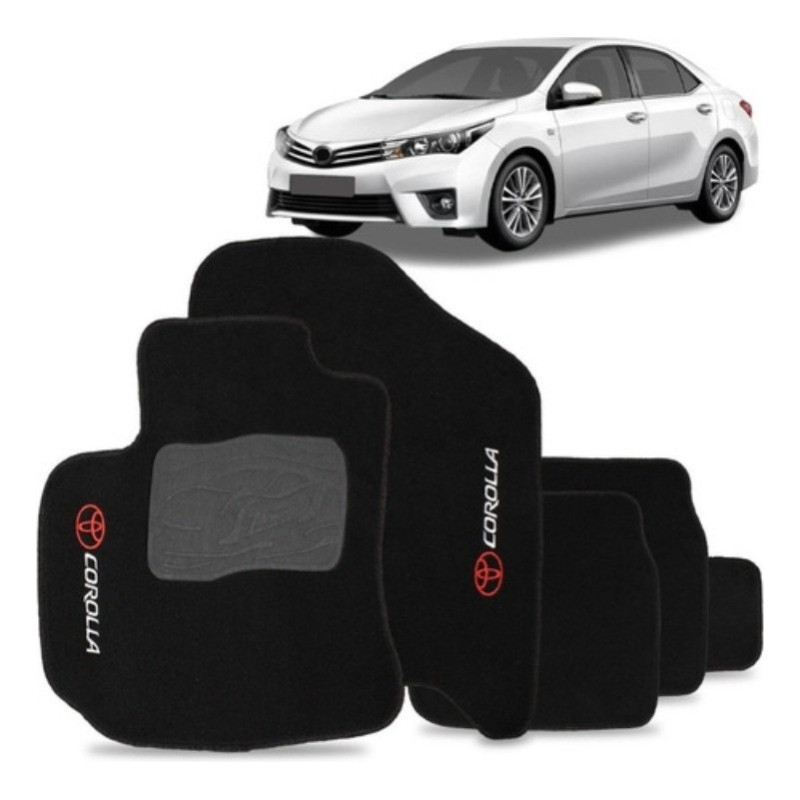Jogo Tapetes De Carpete Para Toyota Corolla 2015 2016 2017 2018 2019