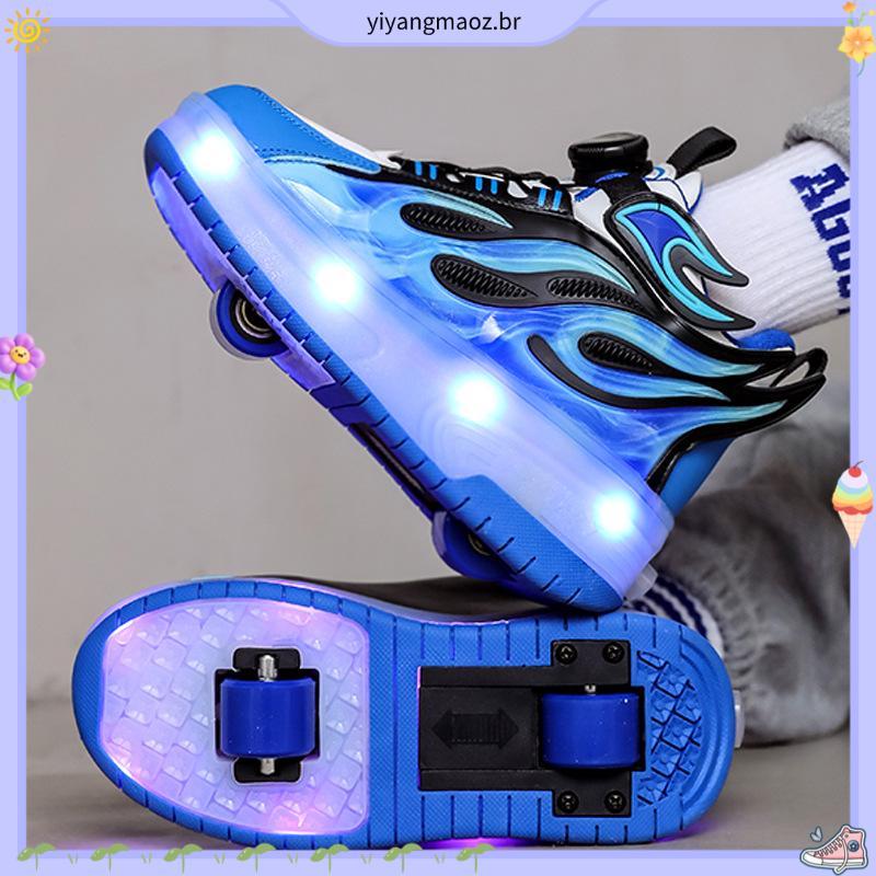 kit tênis infantil masculino tênis infantil masculino Runaway Shoes Meninos 2024 Novo Verão Crianças Patins Tênis Pati