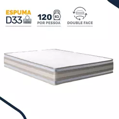 Colchão de Espuma D33 Double Face Territory Hellen Queen 158cm