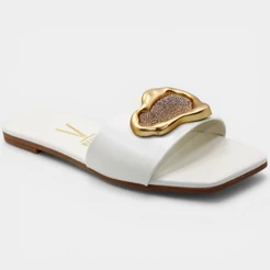 Rasteira Vizzano Detalhe Metálico Impact Feminina