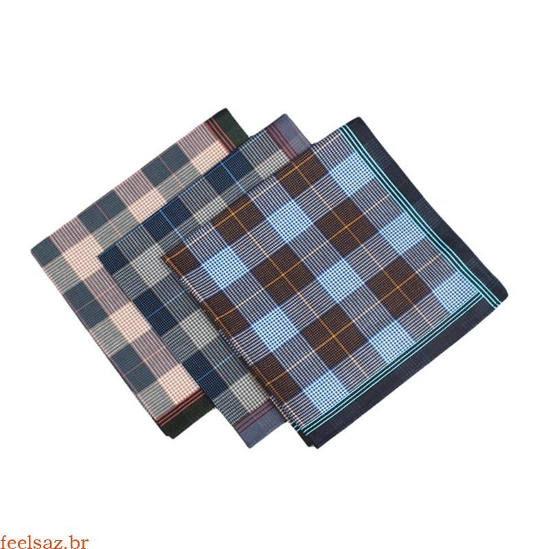 feelsaz Lenço Treliça 40x40cm Para Funcional Múltiplo Adulto