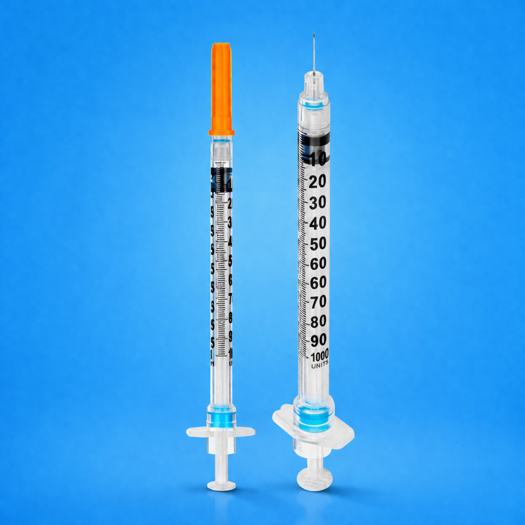 Seringa De Insulina Sol Millennium 1ml 8 X 30mm Agulha Fixa 1 Ml
