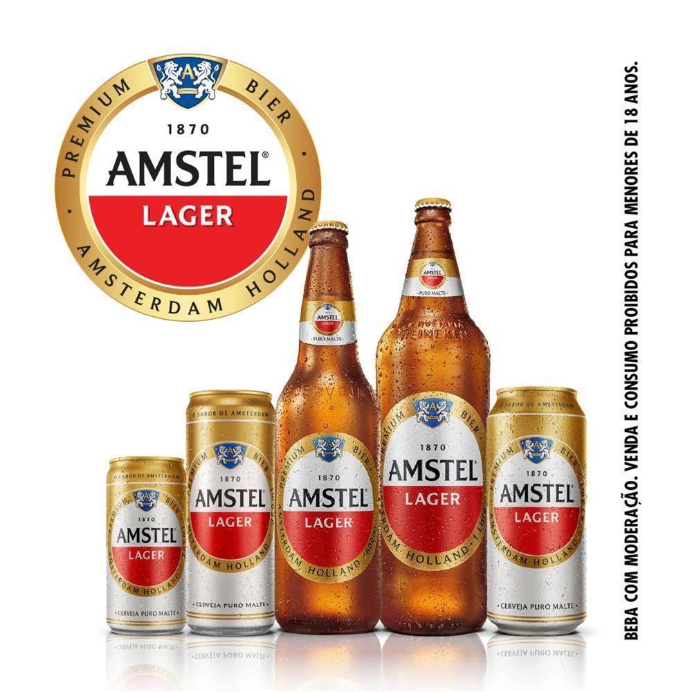 Cerveja Amstel Sleek 350Ml