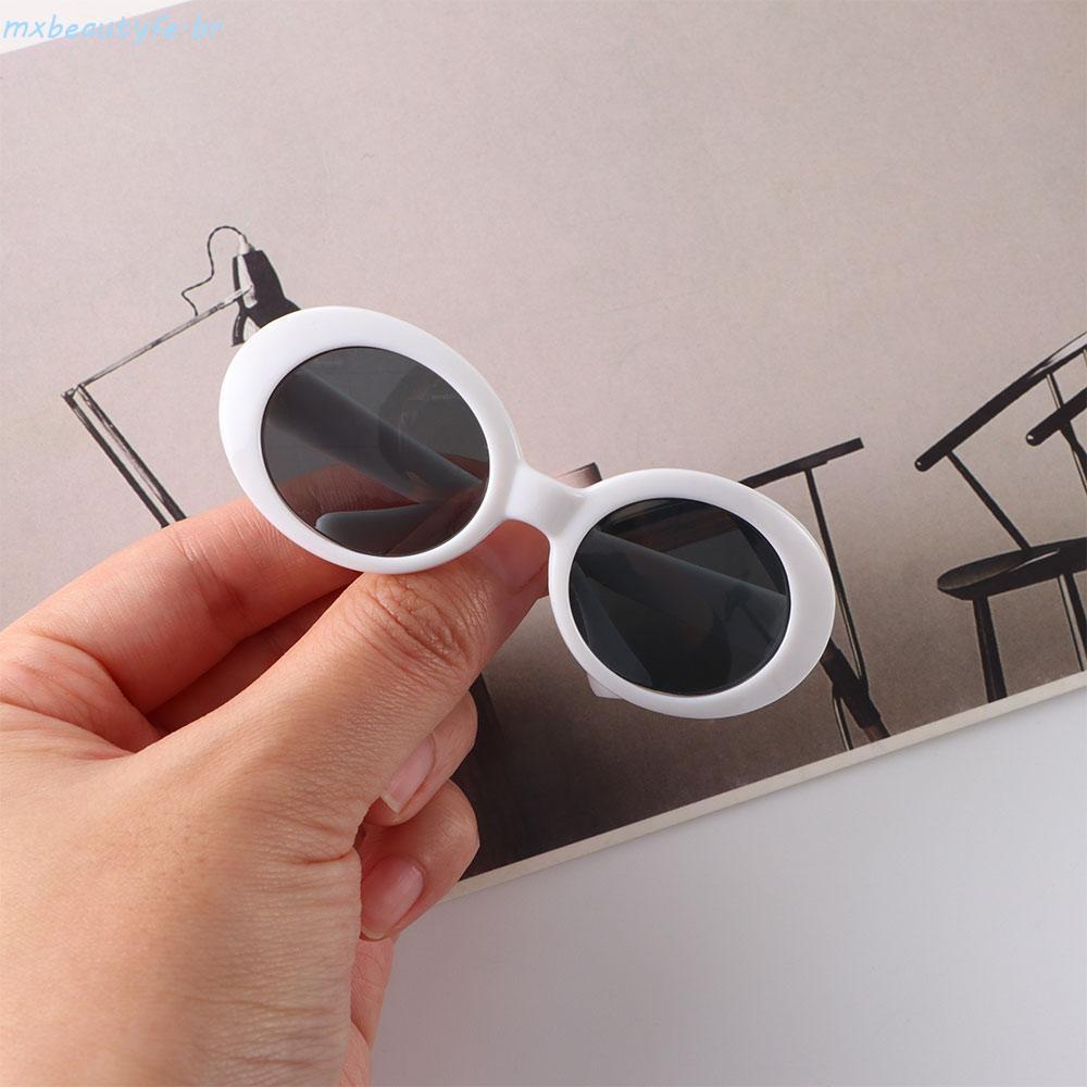 MXBEAUTYFE Óculos Para Gatos Acessórios Vintage Animais De Estimação Redondos De Plástico