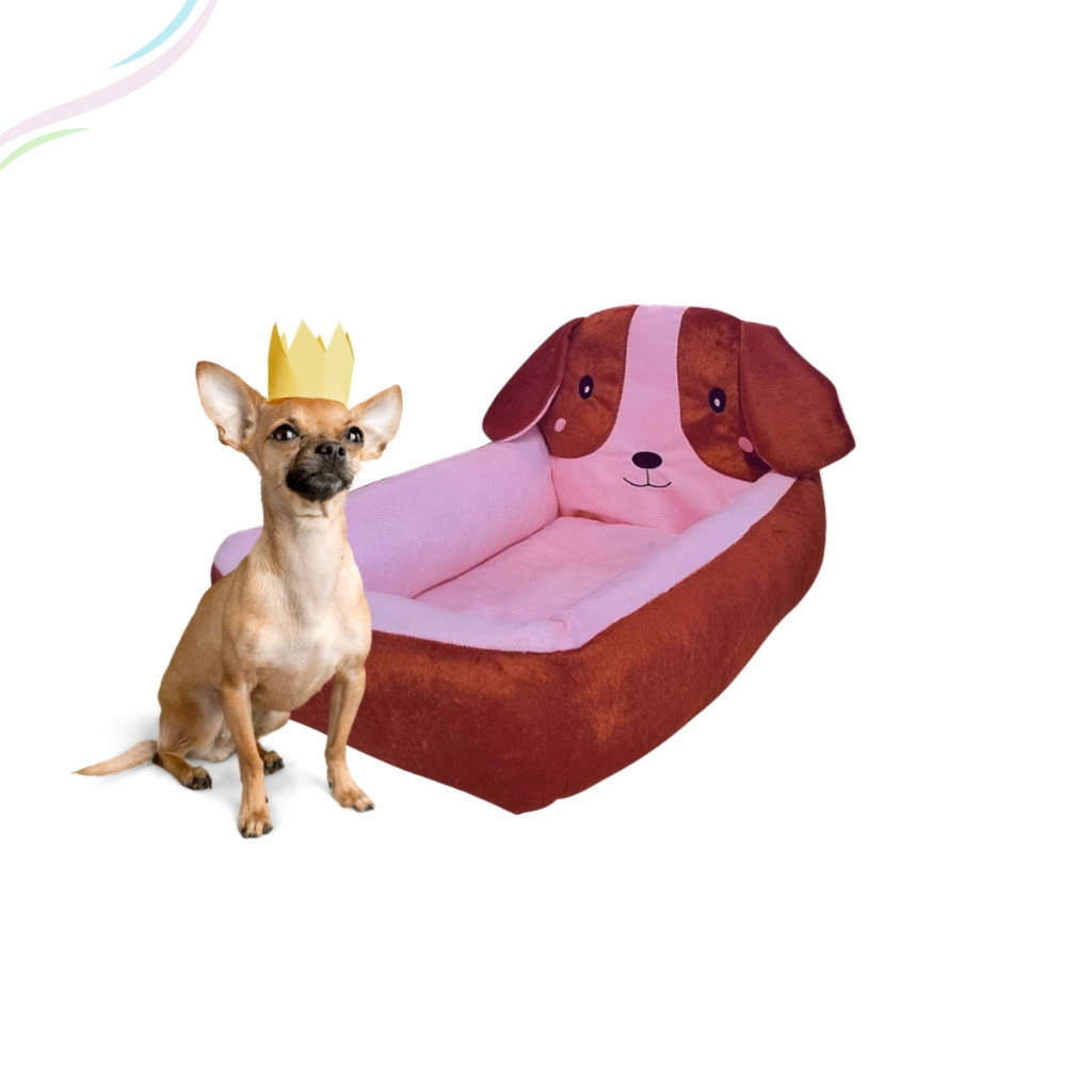 Cama Porte Grande Caminha Pet Para Cachorro E Gato Grande -  Com Cabeceira P e G Confortável Macia Quadrada Grande G