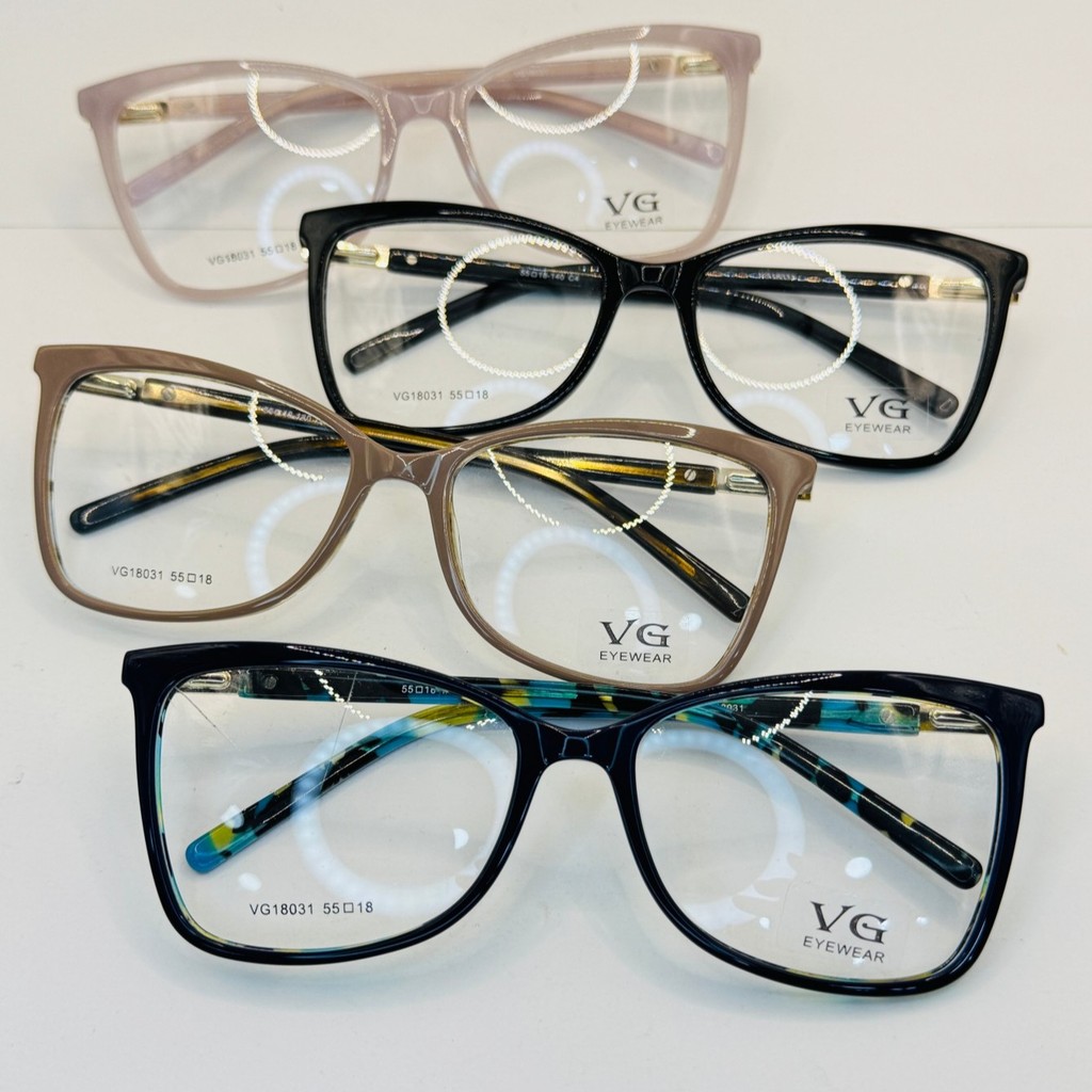 Armaçao para oculos de grau Acetato,Modelo grande,Forma Borboleta 18031