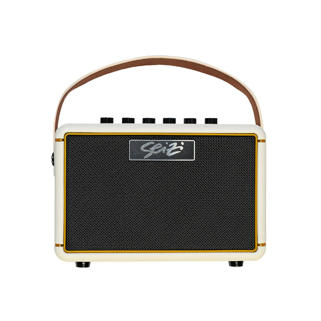 Amplificador Seizi Smart Amp Para Guitarra 10W Branco Com Efeitos