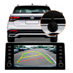 Câmera Ré Automotiva KX3 HD 720P Lente 150° Dupla Função