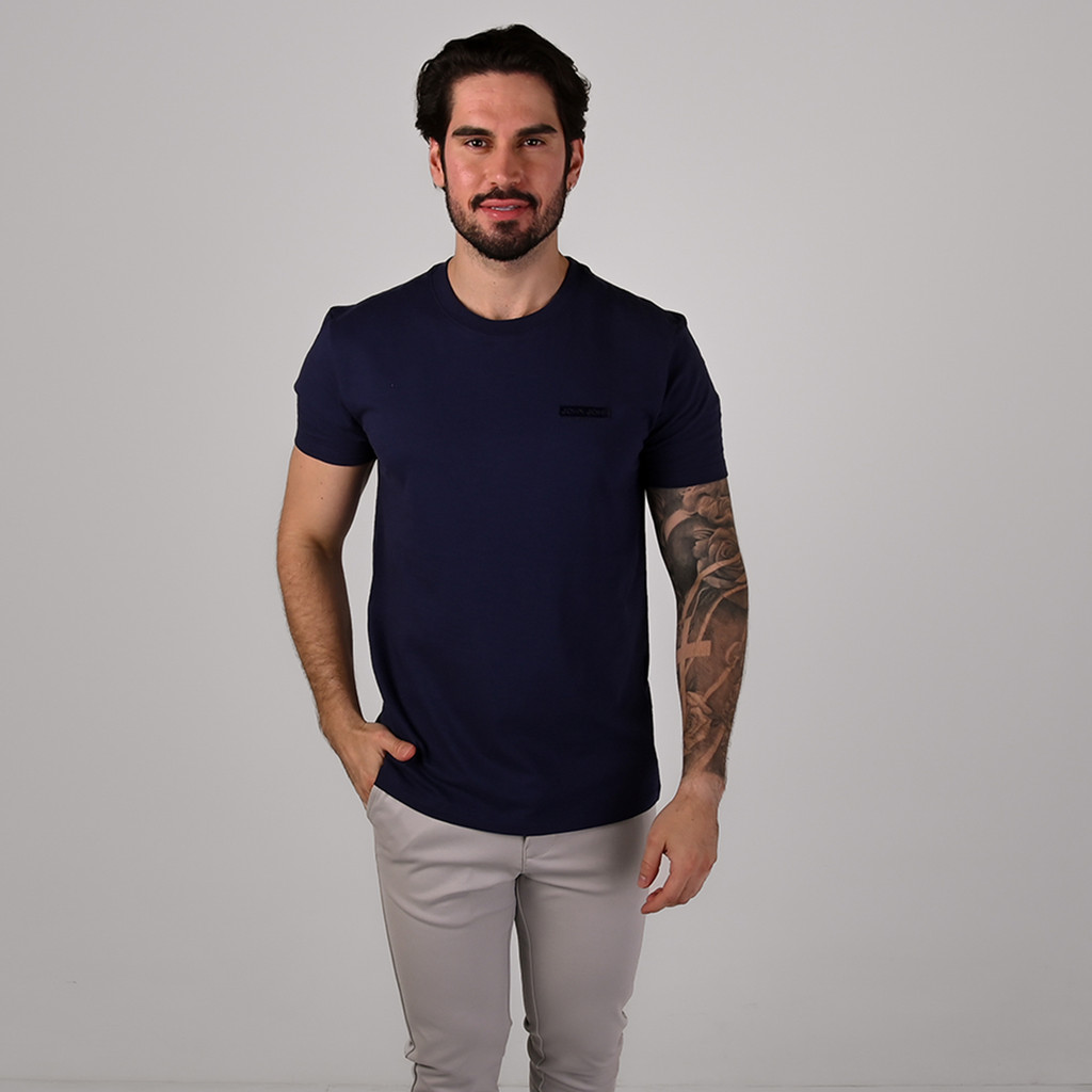 Camiseta John Jonh Flame Azul Marinho