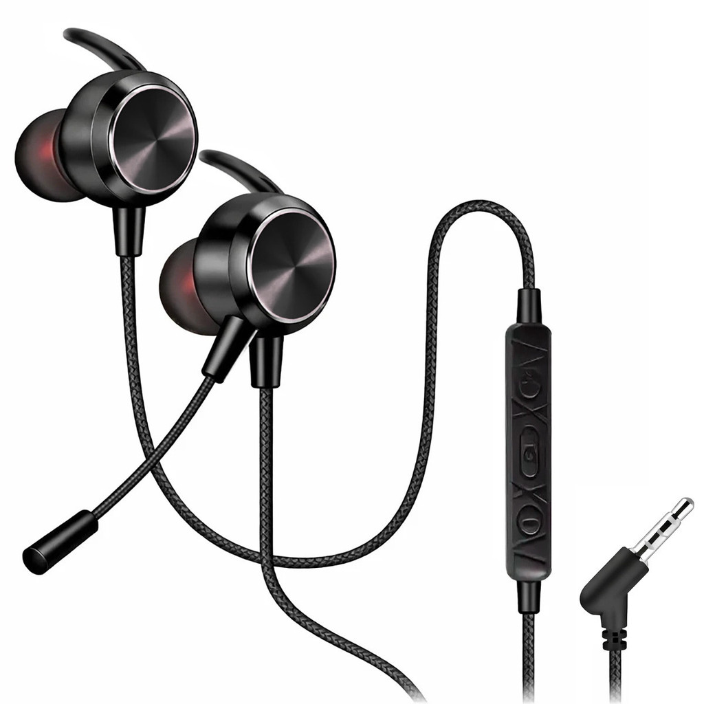 Fone Gamer P2 3.5mm com Microfone Removível Áudio Estéreo em Oferta na Shopee