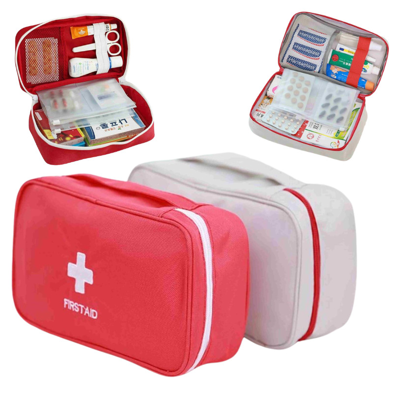Kit de Primeiros Socorros Japonês Organizador Médico Portátil Bolsa de Emergência Necessaire Médica