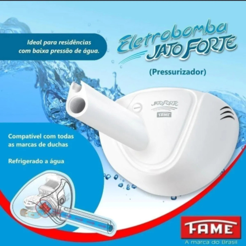 Pressurizador Chuveiro Aumenta Pressão Eletro Bomba220v 220v