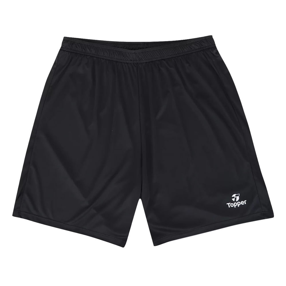 Calção Masculino Topper Fut Classic Plus Size Preto