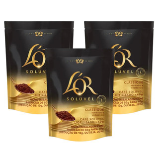 3 Café Lor Solúvel Classic Sache 40g