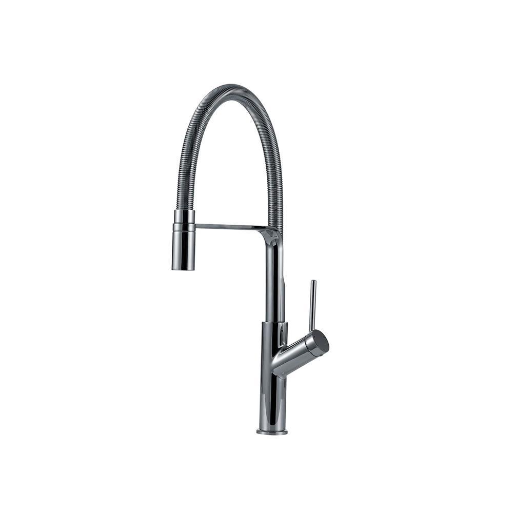 Torneira Para Cozinha Gourmet Misturador Monocomando Piranga Pingoo - Prata