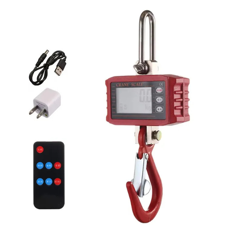 Venda Quente Balança Digital Portátil De Alta Precisão , 300/500/1000kg , Com Controle Remoto , Display LCD , De Guindas