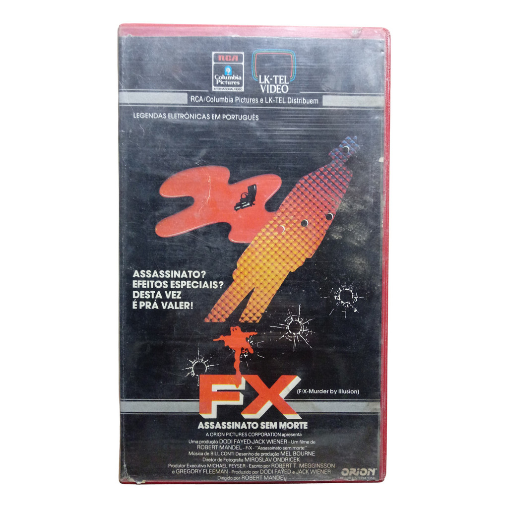 Vhs Fx Assassinato Sem Morte - Bill Forsyth